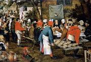 Pieter Brueghel the Younger Peasant Wedding Feast painting